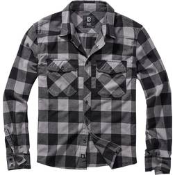 Brandit Checkered Shirt - Black/Charcoal