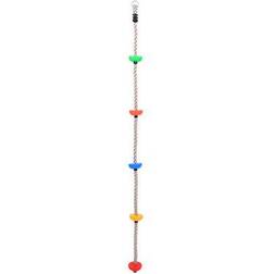 vidaXL Climbing Ladder with Platforms 200cm