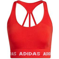 Adidas Training Aeroknit Sports Bra - Vivid Red