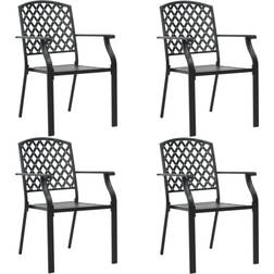 vidaXL 310156 4-pack Garden Dining Chair