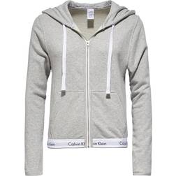 Calvin Klein Modern Cotton Lounge Zip Up Hoodie - Grey Heather