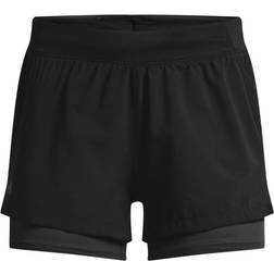 Under Armour Iso-Chill Run 2-in-1 Shorts Women - Black/Reflective