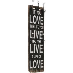 vidaXL Love Life Coat Hook 40cm