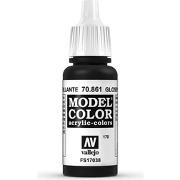 Vallejo Model Color Gloss Black 17ml