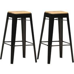 vidaXL - Bar Stool 75cm 2pcs