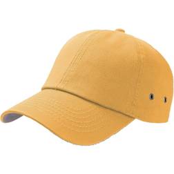 Atlantis Action 6 Panel Chino Baseball Cap - Yellow