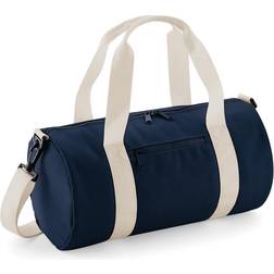 BagBase Mini Barrel Bag - French Navy/Off White