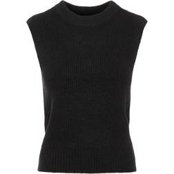 Pieces Ellen Knitted Top - Black