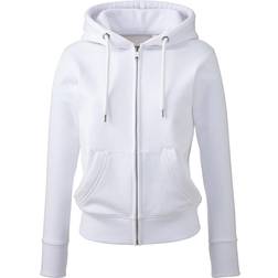 Anthem Women's Organic Full Zip Hoodie - White