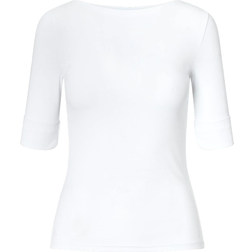 Lauren Ralph Lauren Cotton Boatneck Top - White