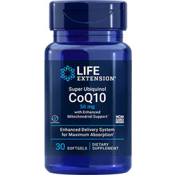 Life Extension Super Ubiquinol CoQ10 with Enhanced Mitochondrial Support 50mg 30 pcs