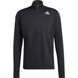 Adidas Own The Run 1/2 Zip Long Sleeve T-shirt Men - Black