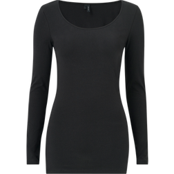 Vero Moda Maxi My Long Sleeved Blouse - Black