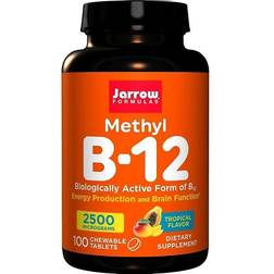 Jarrow Formulas Methyl B-12 2500mcg Tropical 100 pcs