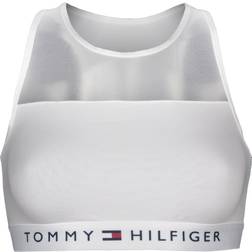 Tommy Hilfiger Mesh Panel Bralette - White