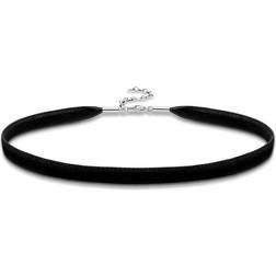 Thomas Sabo Glam & Soul Choker Necklace - Silver/Black