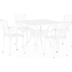 vidaXL 3070615 Bistro Set, 1 Table incl. 4 Chairs