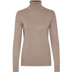 Saint Tropez Mila Knitted Rollneck - Atmos Melange