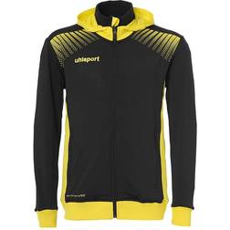 Uhlsport Goal Tec Hood Jacket Men - Black/Lime Yellow