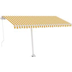 vidaXL Freestanding Manual Retractable Awning