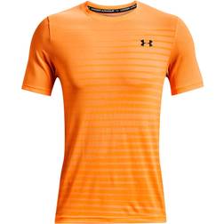 Under Armour Seamless Fade Short Sleeve T-shirt Men - Omega Orange/Black