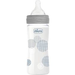 Chicco Well-Being Baby Glass Bottle 240ml