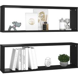 vidaXL - Wall Shelf 80cm 2pcs