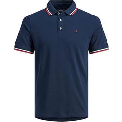 Jack & Jones Classic Pike Polo Shirt - Blue/Navy Blazer