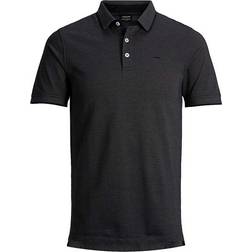 Jack & Jones Classic Pike Polo Shirt - Gray/Dark Gray Melange