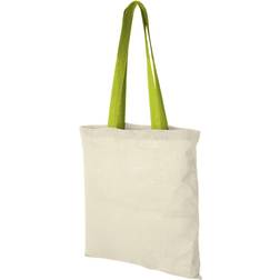 Bullet Nevada Cotton Tote - Natural/Apple Green