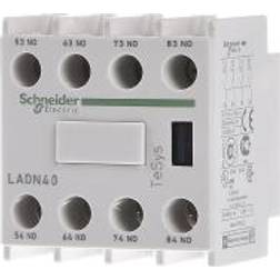 Schneider Electric Contact Block, Auxiliary, 4 NO