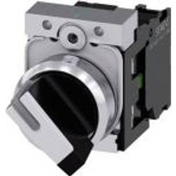 Siemens 3SU1150-2BF60-1BA0 Rotary switch Front ring (steel) Glossy Black, White 1 x 90 ° 1 pc(s)