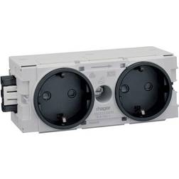 Hager GS20009011 Trunking Plug-in module (W x H x D) 120 x 50 x 61 mm 1 pc(s) Graphite grey (RAL 9011)