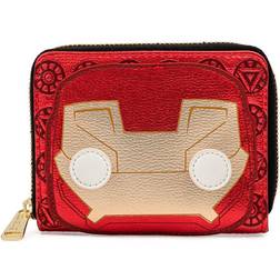 Loungefly Ironman Head Zip Around Wallet - Red