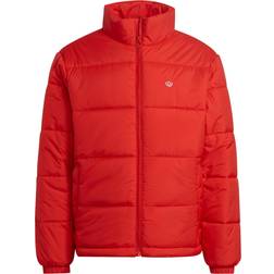 Adidas Padded Stand-Up Collar Puffer Jacket - Red