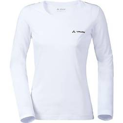 Vaude Women's Brand Longsleeve T-shirt - White