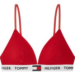 Tommy Hilfiger Organic Cotton Padded Triangle Bra - Tango Red