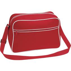 BagBase Retro Shoulder Bag 2-pack - Classic Red/White