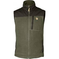 Fjällräven Buck Fleece Vest M - Laurel Green/Deep Forest