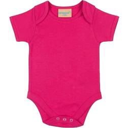 Larkwood Baby Unisex Short Sleeved Body Suit - Fuchsia