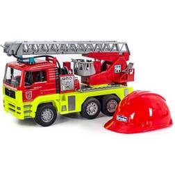 Bruder Man TGA Fire Truck with Helmet