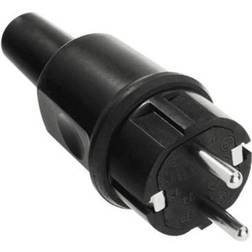 Bachmann 913.173 Safety plug Rubber, Silicone 250 V Black IP44