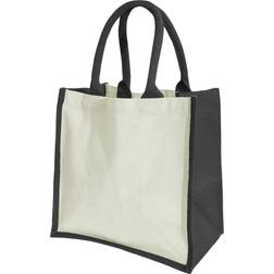 Westford Mill Printers Midi Jute Bag 2-pack - Black