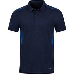 JAKO Polo Challenge Unisex - Seablue Melange/Royal