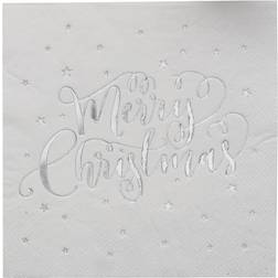 Ginger Ray Paper Napkins Merry Christmas 20-pack