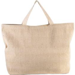 KiMood Rustic Juco Shopper Bag - Rustic Natural