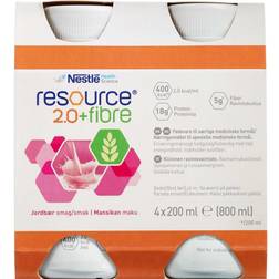 Resource 2.0 Fibre Jordgubb 4 x 200 ml