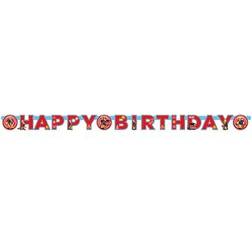 Vegaoo Amscan 9902180 Fireman Sam Happy Birthday Letter Banner 1.6 m