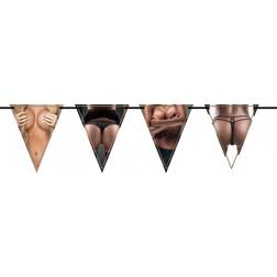 Folat 65329 Bachelor Party Bunting Garland with Ladies-6 m, Multi-Colored