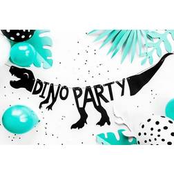 PartyDeco Subitodisponibile Dino Party Banner – Dinosaur Party Bunting 90cm Decoration